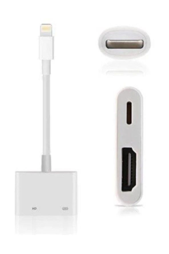 iPhone iPhone iPod Hdmi to Lightning 1080P Full HD AV Çevirici Dönüştürücü Kablo Adaptör