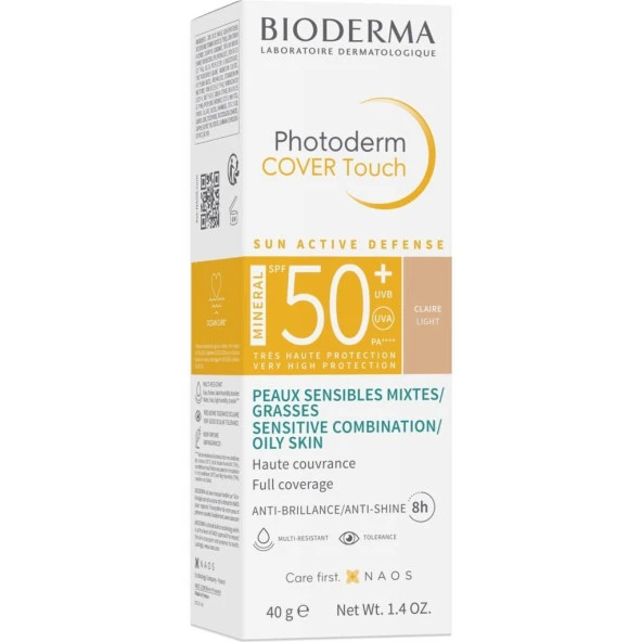 Bioderma Photoderm Cover Touch light SPF50+ 40 gr