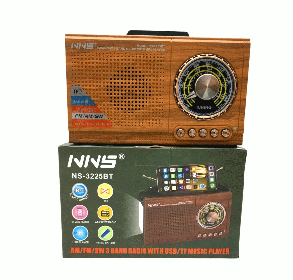 NNS NS-3225BT SD/USB/FM FENERLİ NOSTAJİ ŞARJLI PL-4142 (2818)