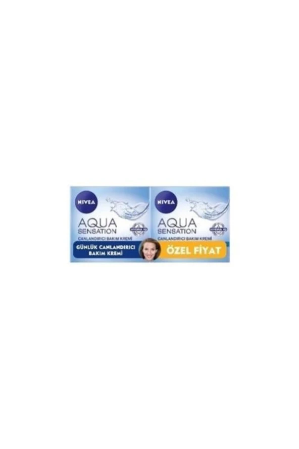 Nivea Aqua Sensation Canlandırıcı Krem Salatalık Özlü 2x50ml