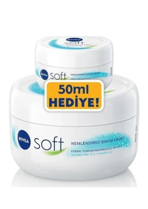 Nivea Krem Soft 300ml + 50ml Hediye