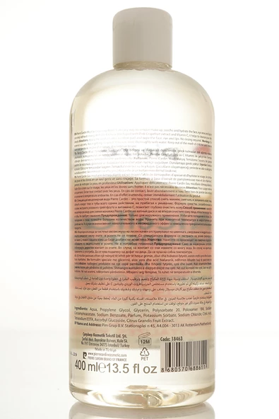 Pierre Cardin Gently Cleansing Micellar Water with Pink Grapefruit & Vitamin C - Makyaj Temizleme Suyu 400 ml - 8