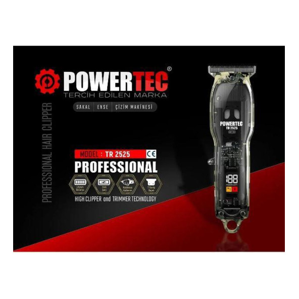 Powertec TR-2525 Sakal ve Saç Kesme Makinesi