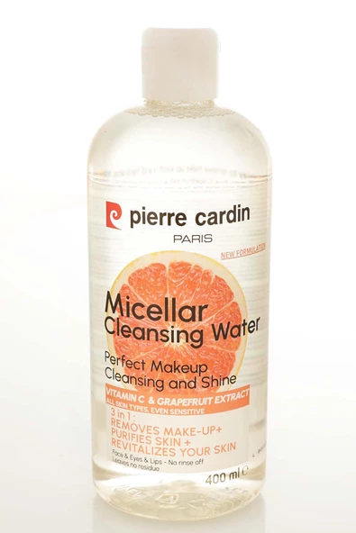 Pierre Cardin Gently Cleansing Micellar Water with Pink Grapefruit & Vitamin C - Makyaj Temizleme Suyu 400 ml - 3