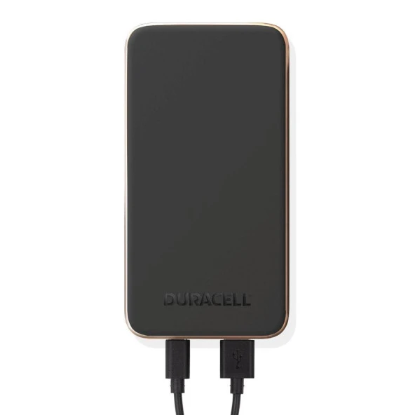 Duracell 10.000mAh Powerbank PD 18W ( USB-A, USB-C ) - Siyah - 10