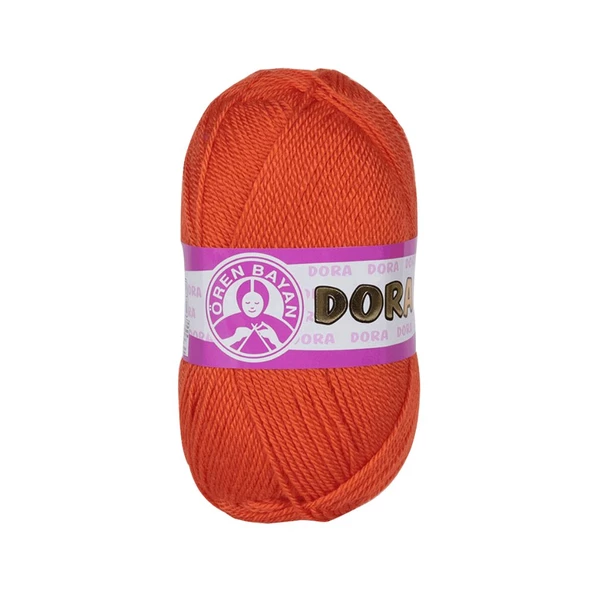 Ören Bayan Dora Örgü İpi - Turuncu - 1 Adet - ( Renk Kodu : 031 ) ürün görseli 1
