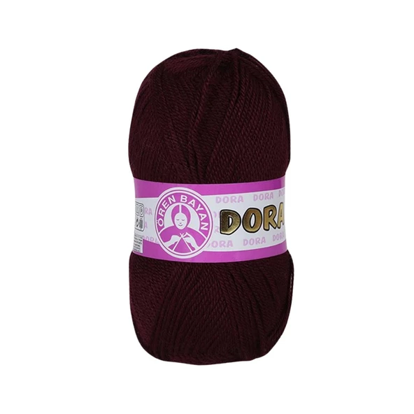 Ören Bayan Dora Örgü İpi - Bordo - 1 Adet - ( Renk Kodu : 035 ) ürün görseli 1