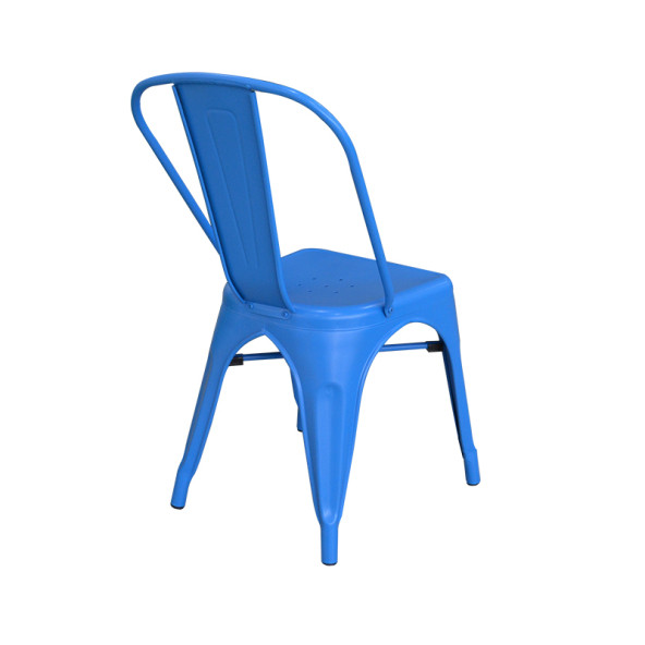 Tolix Kolsuz Metal Sandalye-Mavi - 2