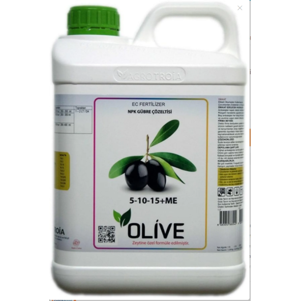 agrotroia Olive 5-10-15 (+Mikro Element Takviyesi) 5 Litre