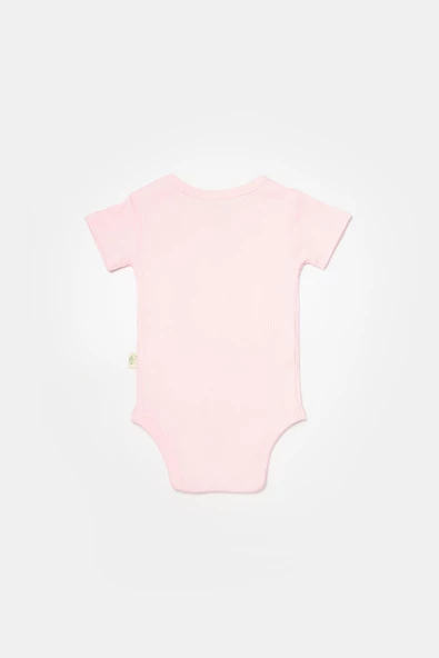 Bebek 2 Parça Kısa Kol Body, %50 Bambu - %50 Organik Pamuk, Bebek ve Yenidoğan Serisi - CSYB9015 - 6