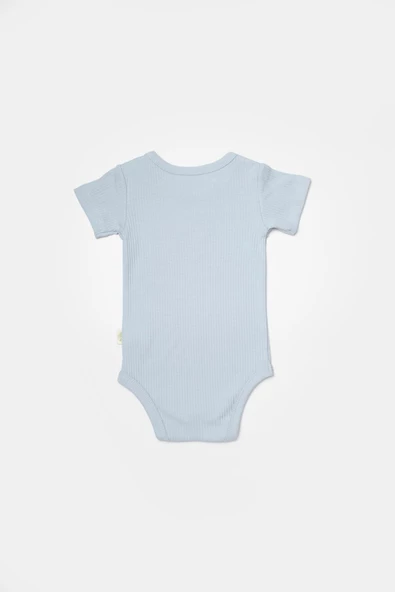 Bebek 2 Parça Kısa Kol Body, %50 Bambu - %50 Organik Pamuk, Bebek ve Yenidoğan Serisi - CSYB9017 - 4