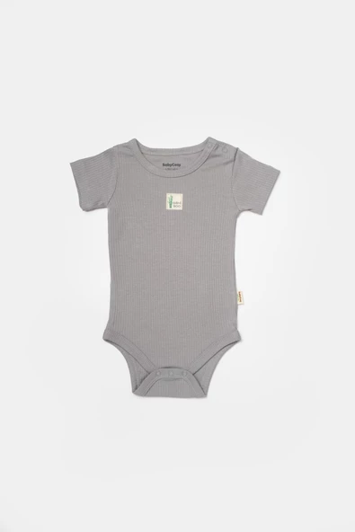 Bebek 2 Parça Kısa Kol Body, %50 Bambu - %50 Organik Pamuk, Bebek ve Yenidoğan Serisi - CSYB9017 - 5