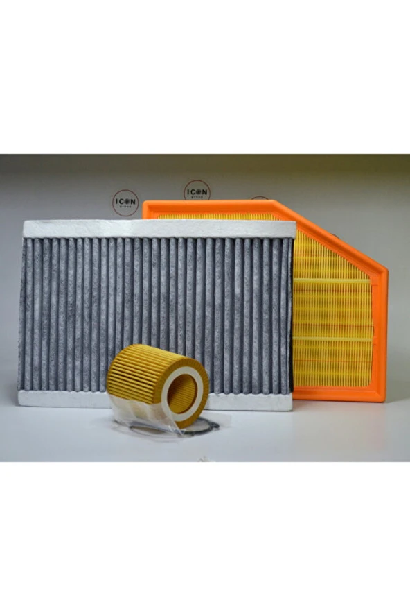 Icongroup - Bmw E60 - E63 5-6 Serisi N52 Oto Bakım Filtre Seti - Resim 3