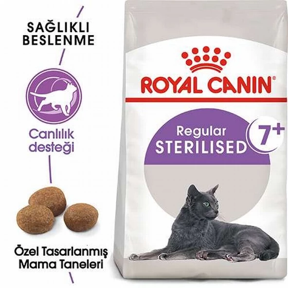 Royal Canin Sterilised 7+ Kısırlaştırılmış Yaşlı Kedi Maması 1,5 Kg - Resim 2