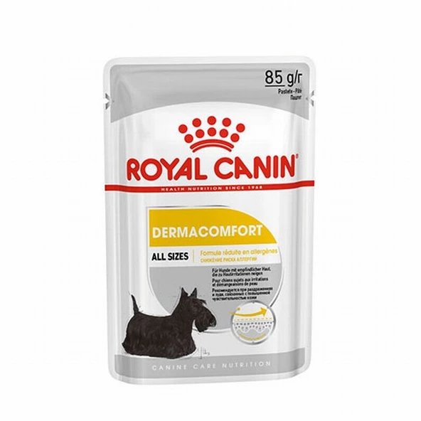 Royal Canin Ccn Dermacomfort Loaf Pate Pouch Küçük Irk Yetişkin Köpek Konservesi 6 Adet 85 Gr