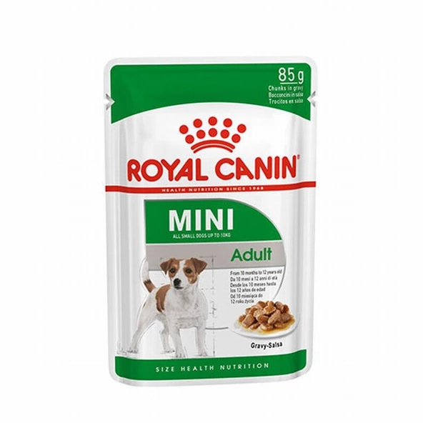 Royal Canin Mini Adult Pouch Yetişkin Köpek Konservesi 12 Adet 85 Gr