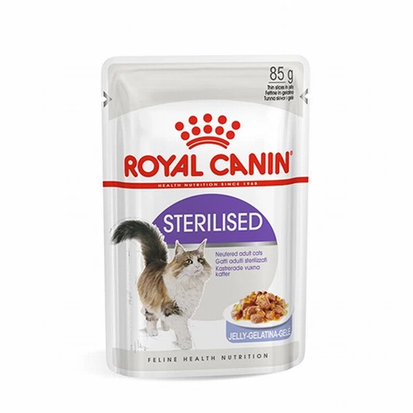 Royal Canin Sterilised Jelly Pouch Kısırlaştırılmış Kedi Konservesi 12 Adet 85 Gr ürün görseli