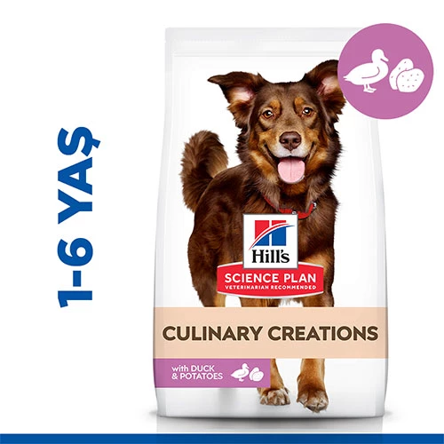 Hill’s SCIENCE PLAN Culinary Creations Ördekli ve Patatesli Yetişkin Köpek Maması 14 Kg