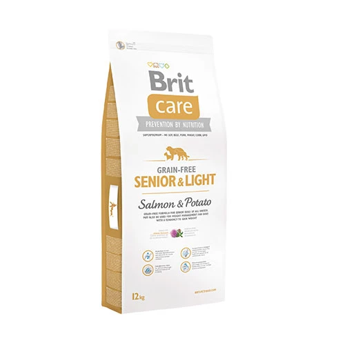 Brit Care Skin Coat Senior Light Somonlu Tahılsız Light Yaşlı Köpek Maması 12 Kg - 2
