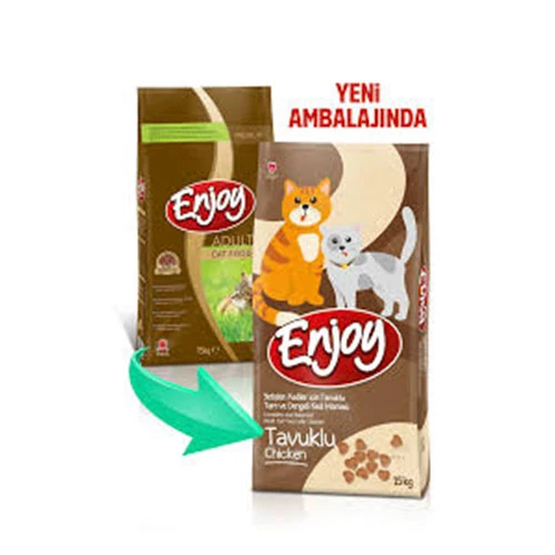 Enjoy Tavuklu Yetişkin Kedi Maması 15 Kg - 2