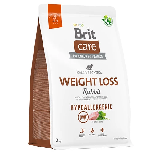 Brit Care Hypoallergenic Weight Loss Rabbit Tavşanlı Kilo Dengeleyici Yetişkin Köpek Maması 3 Kg