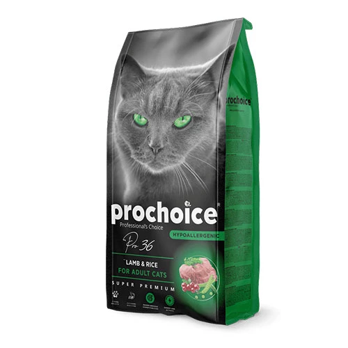 Pro Choice Pro 36 Kuzulu ve Pirinçli Yetişkin Kedi Maması 15 Kg