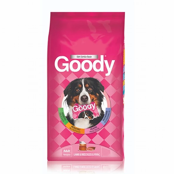 Goody Lamb Kuzulu Yetişkin Köpek Maması 15 Kg