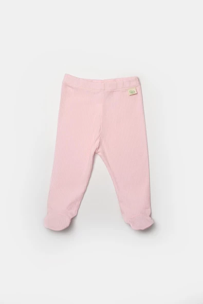 Bebek 2'li Patikli Pantolon, %50 Bambu - %50 Organik Pamuk, Bebek ve Yenidoğan Serisi - CSYB9027 - 5