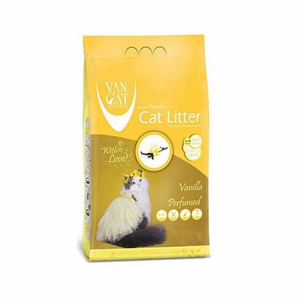 VanCat Vanilya Kokulu İnce Taneli Kedi Kumu 10 Kg ürün görseli