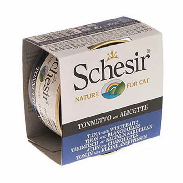 Schesir Ton ve Ringa Balıklı Jelly Yetişkin Kedi Konservesi 6 Adet 85 Gr