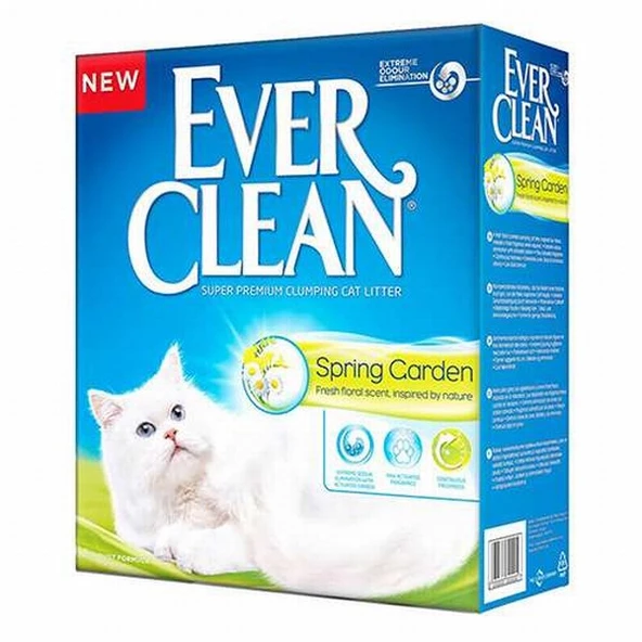 Ever Clean Spring Garden Çiçek Kokulu Topaklanan Kedi Kumu 10 Lt