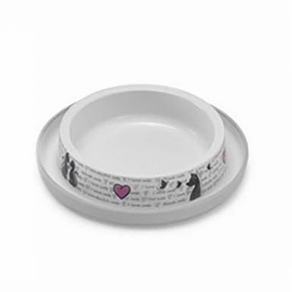 Moderna Trendy Love Kedi Mama Su Kabı 210 Ml