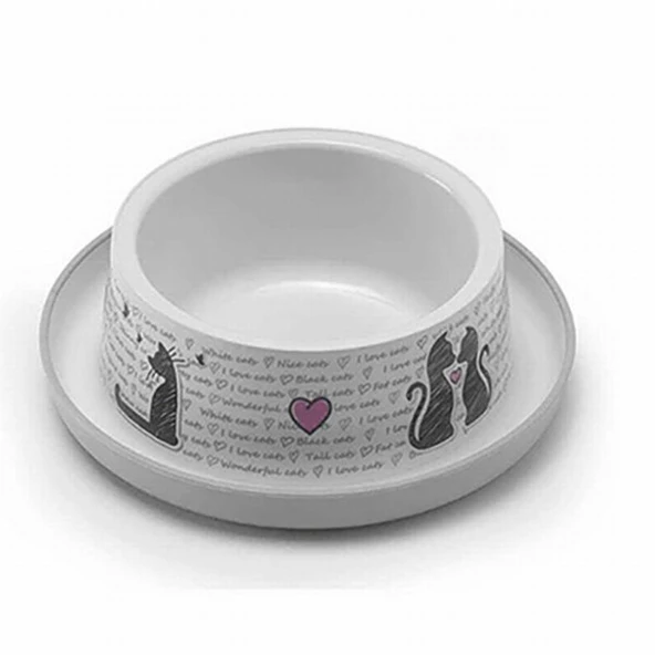 Moderna Trendy Love Kedi Mama Su Kabı 350 Ml