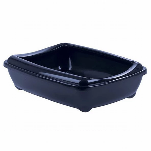 Moderna Aristo Ringli Açık Kedi Tuvaleti Lacivert 50 Cm