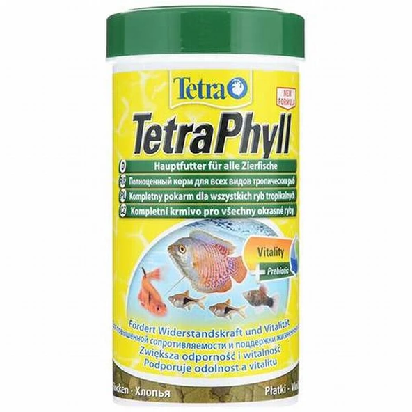 Tetra Phyll Flakes Süs Balığı Yemi 250 Ml