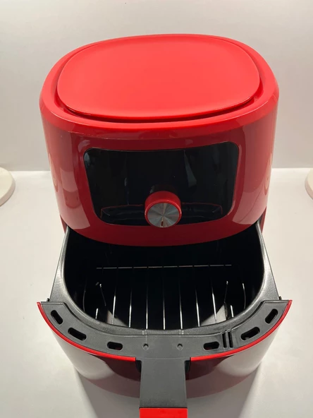 Lydsto Airfryer XXL 5 lt Yağsız Fritöz Kırmızı (OUTLET) (12 AY EVOFONE GARANTİLİ) - 3