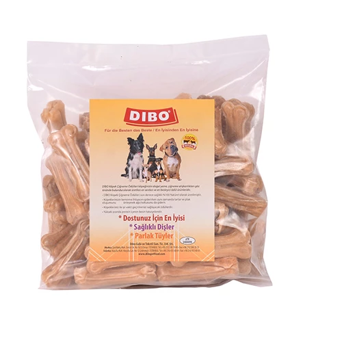 Dibo Natürel Press Kemik Köpek Ödülü 50'li 20-25 Gr 7 Cm ürün görseli
