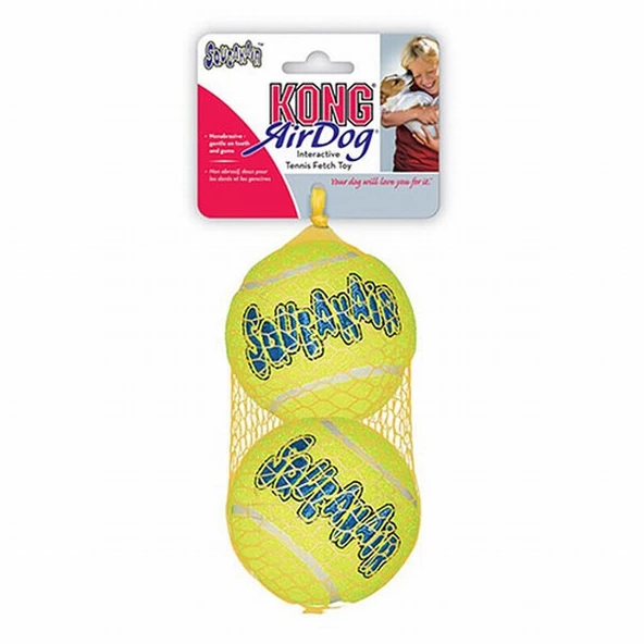 Kong Air Squeaker Sesli Tenis Topu Köpek Oyuncağı Large 2'li 8 Cm