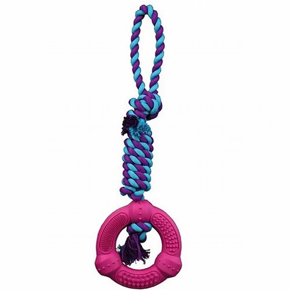 Trixie İpli Kauçuk Köpek Oyuncağı 12x41 Cm ürün görseli