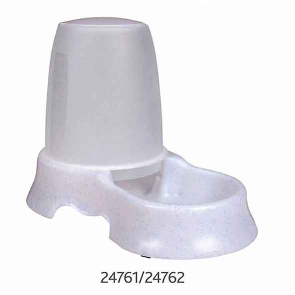 Trixie Plastik Hazneli Kedi ve Köpek Mama Su Kabı 1,5 Lt