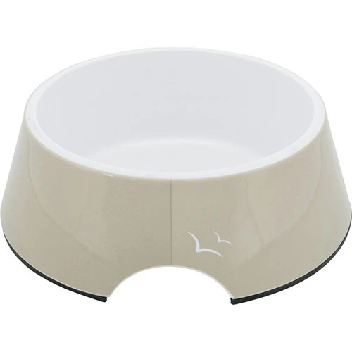 Trixie Melamin Paslanmaz Çelik Köpek Mama Su Kabı Kum Beji 0,4 Lt 17 Cm - Resim 2