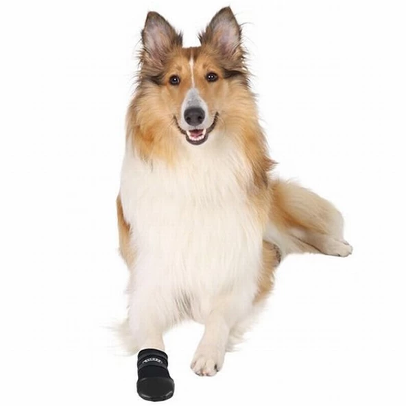 Trixie Neopren Köpek Patiği 2 Adet Siyah Medium - 2