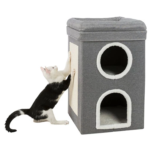 Trixie Kedi Tırmalama ve Oyun Evi 64 Cm Gri - 2