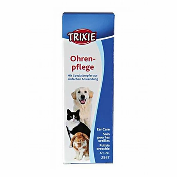 Trixie Kedi Köpek Tavşan Kulak Bakım Damlası 50 Ml