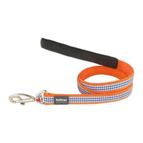 Reddingo Fang It Desenli Turuncu Köpek Uzatma Tasması Large 25 Mm 1,2 Mt