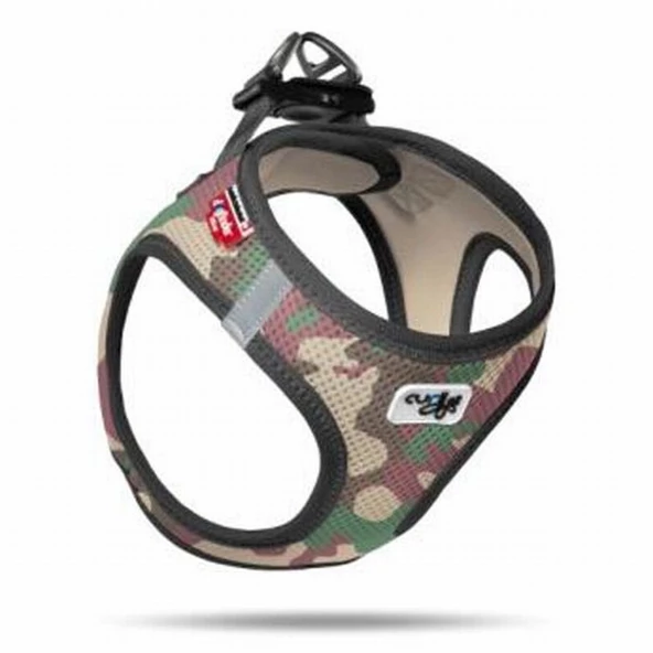 Curli Vest Köpek Göğüs Tasması Air-Mesh Kamuflaj 3XS