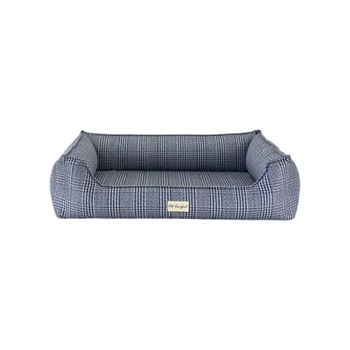 Pet Comfort Delta Varius Köpek Yatağı Mavi Kareli Large 80x105 Cm ürün görseli