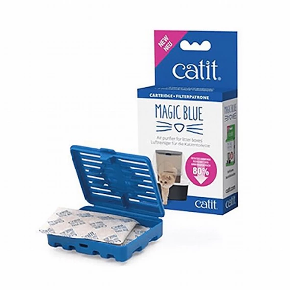 Catit Magic Blue Tuvalet Kabı Koku Giderici Kartuşu 2'li