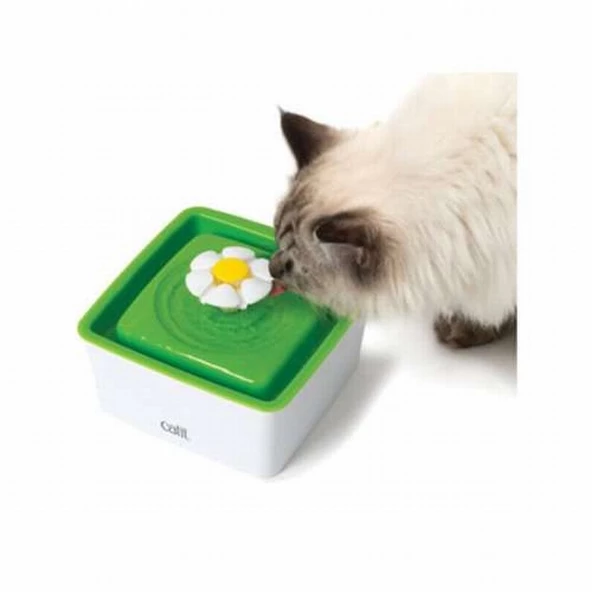 Catit Mini Flower Fountain Çiçekli Filtreli Otomatik Kedi Su Kabı 1,5 Lt