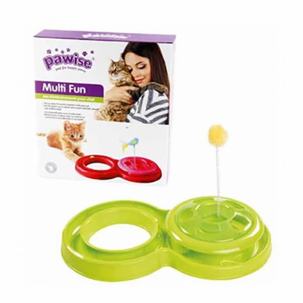 Pawise Great Fun Çember Plastik Parkur Kedi Oyuncağı